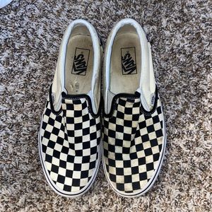 Black and White Checkered Vans